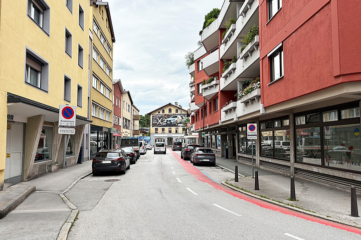 Bauarbeiten in der Kreuzgasse