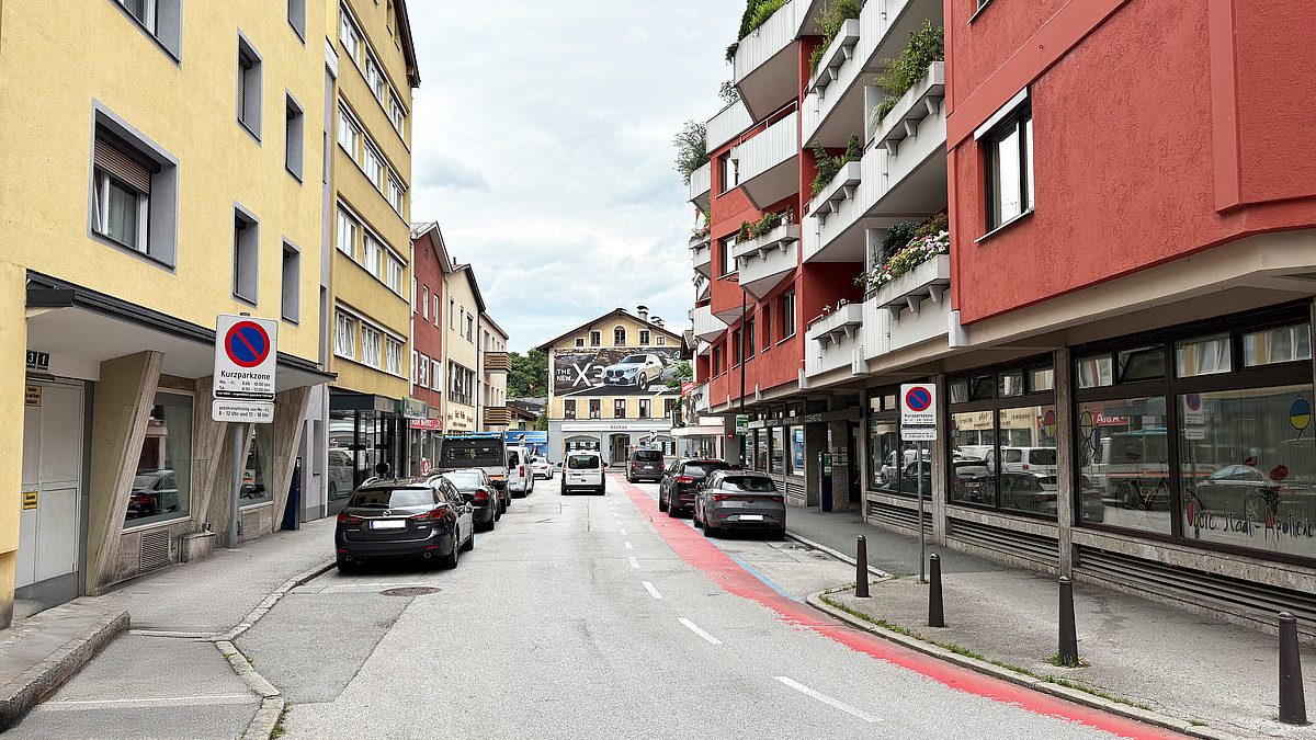 Foto der Kreuzgasse in Kufstein