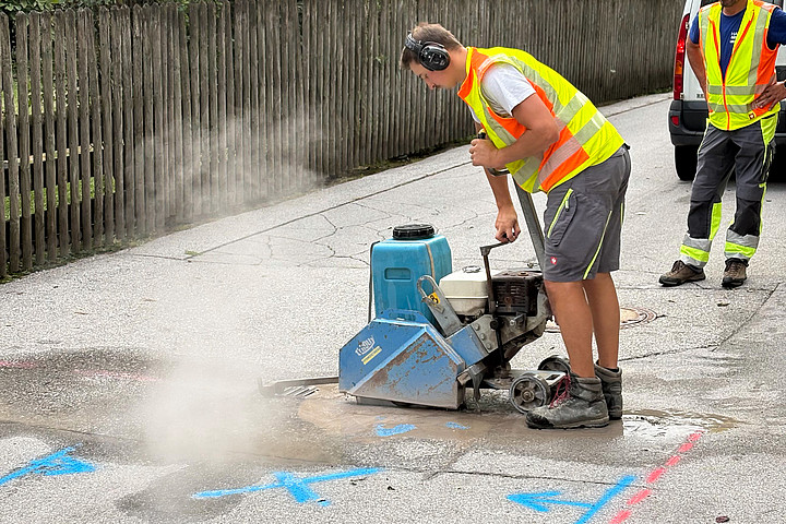 Unterbrechung Warmwasserbereitung aufgrund dringender Reparaturarbeiten