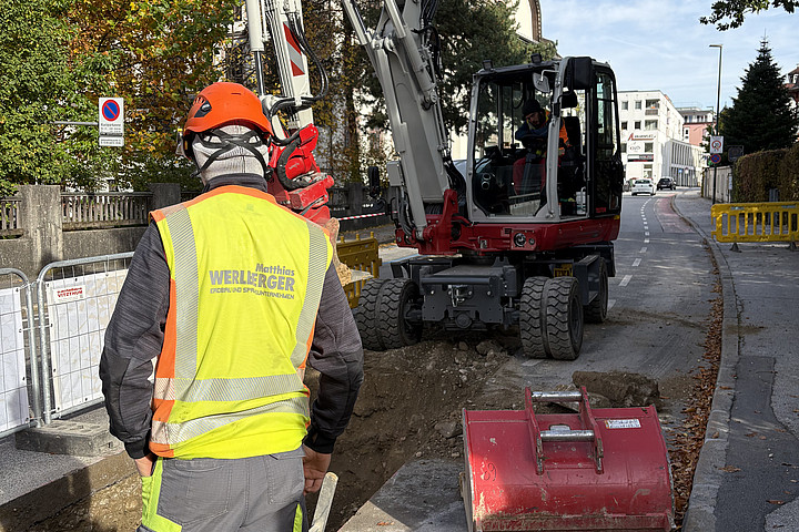 Baugruben Maderspergerstraße und Bezirksgericht