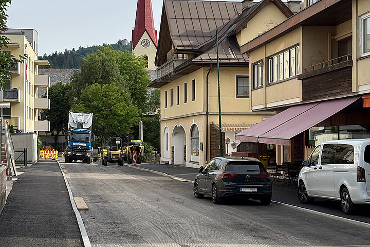 Baustellenschwerpunkt im Stadtteil Zell