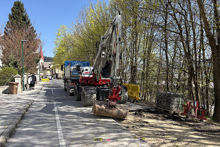 Baustellenschwerpunkt im Stadtteil Zell
