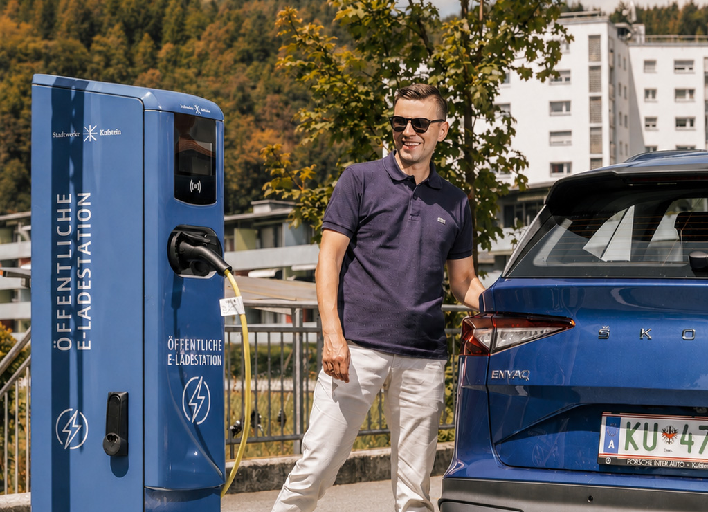 Zu Herbstbeginn laden Sie an den öffentlichen Ladestationen der Stadtwerke Kufstein günstiger.